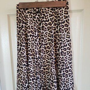 H&M Animal Print Skirt A-line Size XS